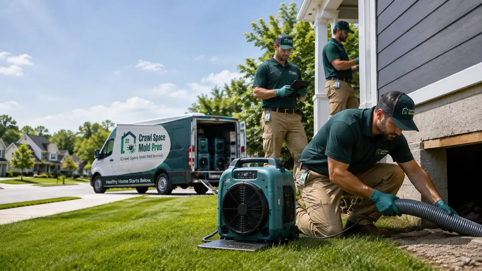 Crawl Space Mold Removal in Westlake, OR
